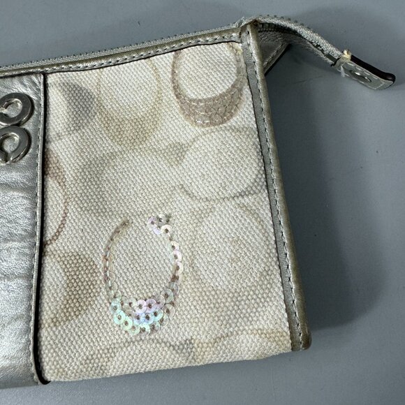 Coach Wristlet with Sequins - Picture 3 of 15